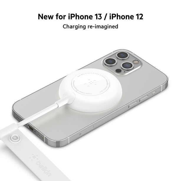 Belkin Magnetic Portable Wireless Charger Pad 7.5W White