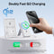 iWALK Power Stand 10000mAh Magnetic Wireless Fast Charger with Adjustable Stand – 15W Qi2 + 20W PD (MXB014)White