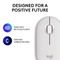 Logitech Pebble Mouse 2 M350S - Tonal White