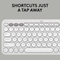 Logitech Pebble Keys 2 K380S - Tonal White