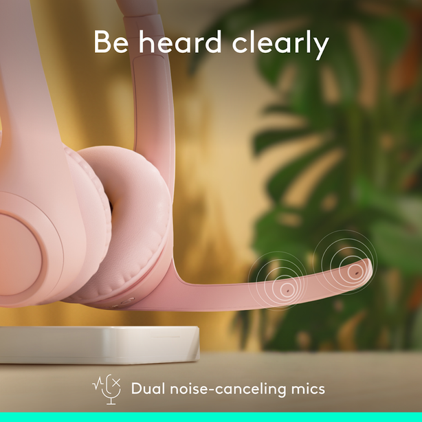 Logitech Zone 300 Bluetooth Wireless Headset Rose