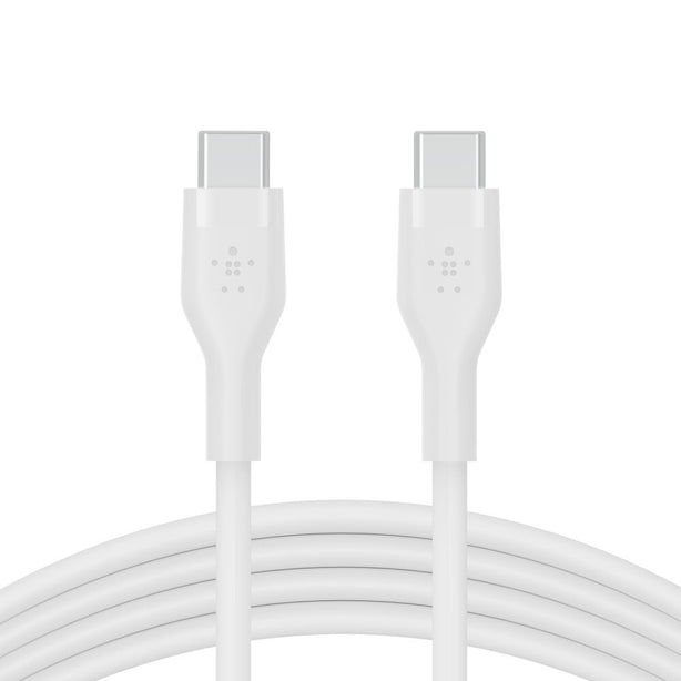 Belkin Usb-C To Usb-C 2.0, Silicone, 1M, White