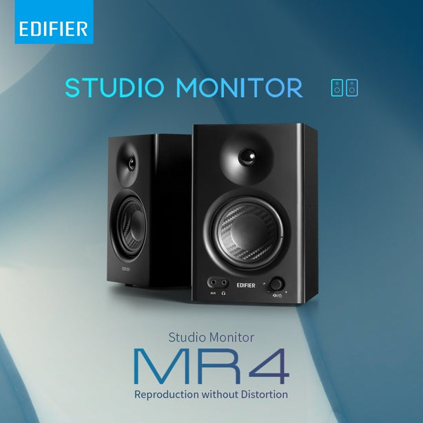 Edifier Mr4 Powered Studio Monitor Speakers 42W White