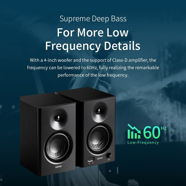 Edifier Mr4 Powered Studio Monitor Speakers 42W White
