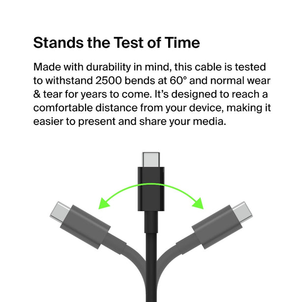Belkin 3.0 Usb-C To Hdmi 2.1 Cable 2M Black