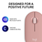 Logitech Pebble Mouse 2 M350S - Tonal Rose