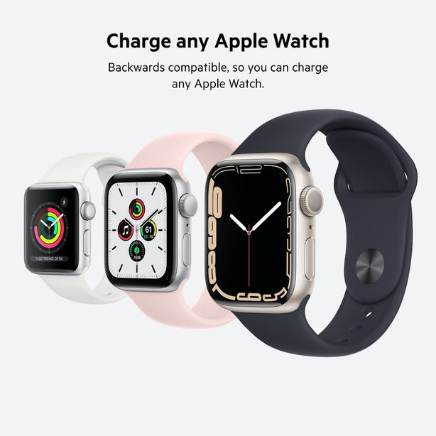 Belkin Portable Fast Charger For Apple Watch White