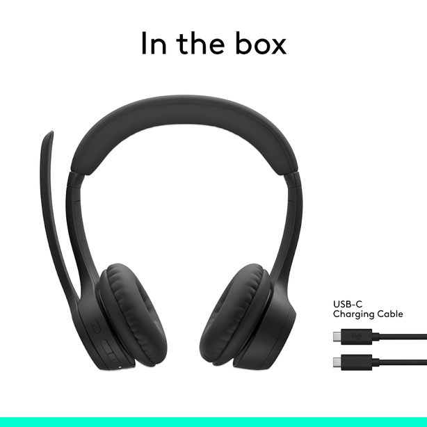 Logitech Zone 300 Bluetooth Wireless Headset Graphite