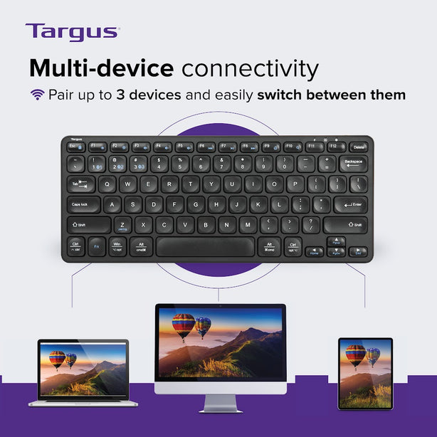 Targus KB862 Compact Multi-device Bluetooth Keyboard