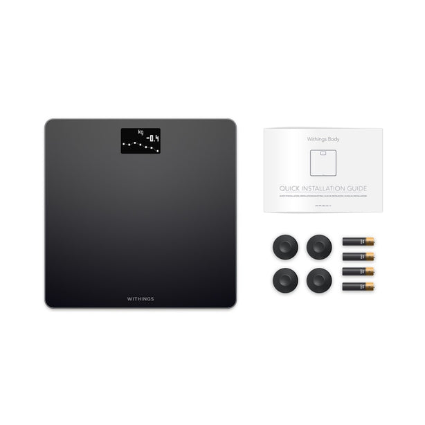 Withings Body - Weight & BMI Wi-Fi Digital Scale, with Smartphone App (Black)