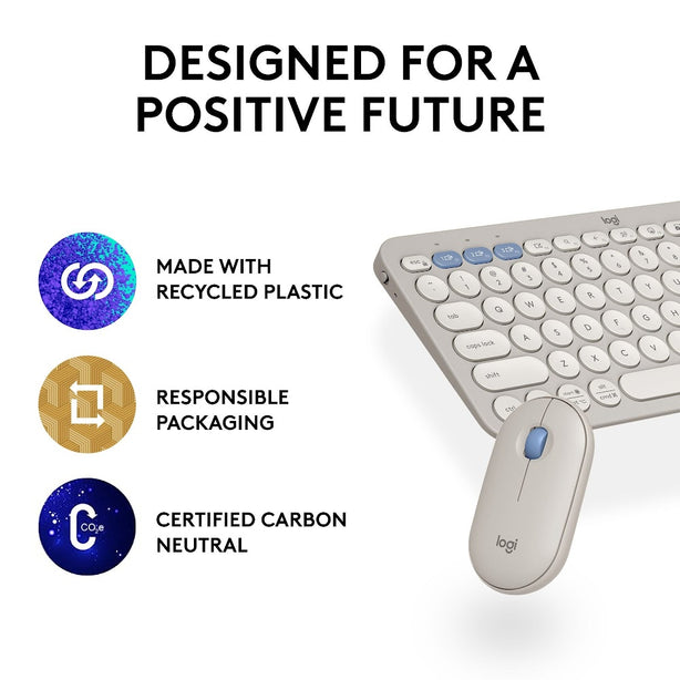 Logitech Pebble 2 Combo - Tonal Sand