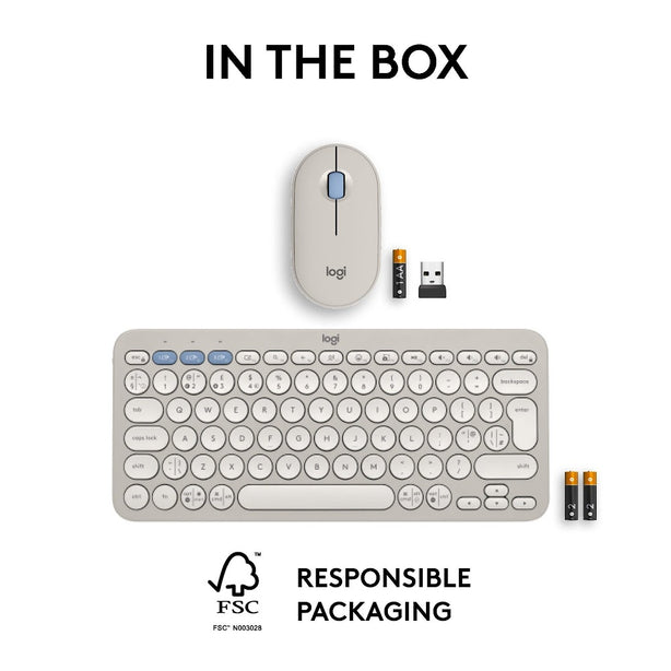 Logitech Pebble 2 Combo - Tonal Sand