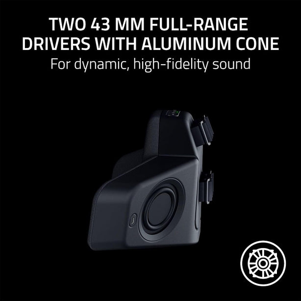 Razer Clio THX Spatial Audio Wireless Speaker Head Cushion Dual Speakers HyperSpeed Wireless Bluetooth Connectivity - FRML - RC81-04350101-R3M1