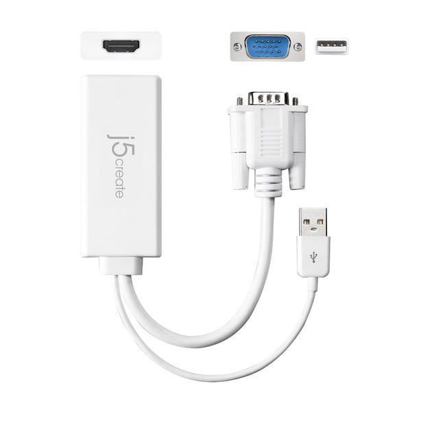 J5Create VGA To HDMI Video Adapter+Audio