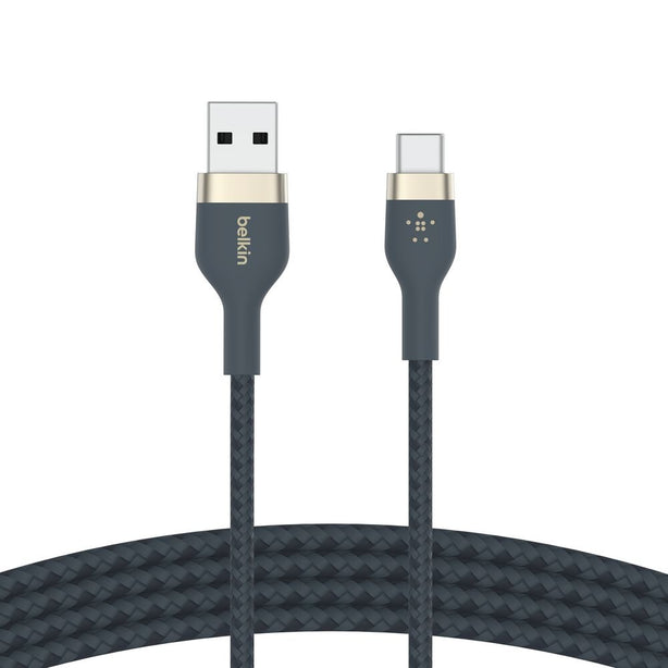 Belkin Usb-A To Usb-C, Braid Sil, 1M, Blue Magnetic Management