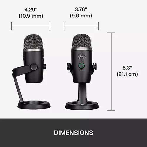 Logitech Blue Yeti Nano Usb Microphone Blackout