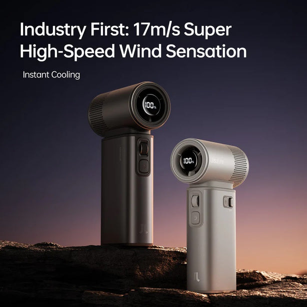 JISULIFE HANDHELD FAN ULTRA2-LIGHT BROWN