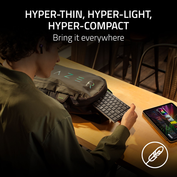 Razer Joro Portable Keyboard - Mechanical Wireless Keyboard - US Layout - FRML Packaging