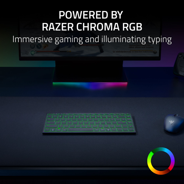 Razer Joro Portable Keyboard - Mechanical Wireless Keyboard - US Layout - FRML Packaging
