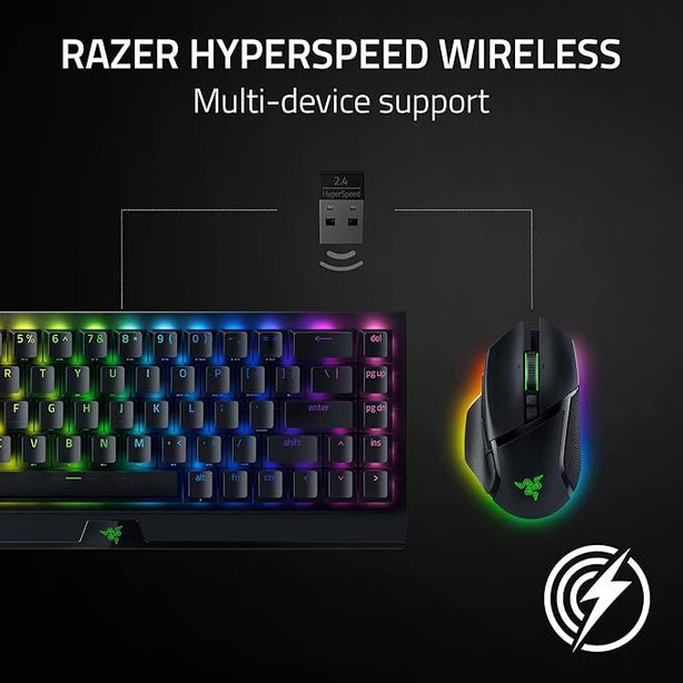 Razer Basilisk V3 Pro White Edition - Ergonomic Wireless Gaming Mouse