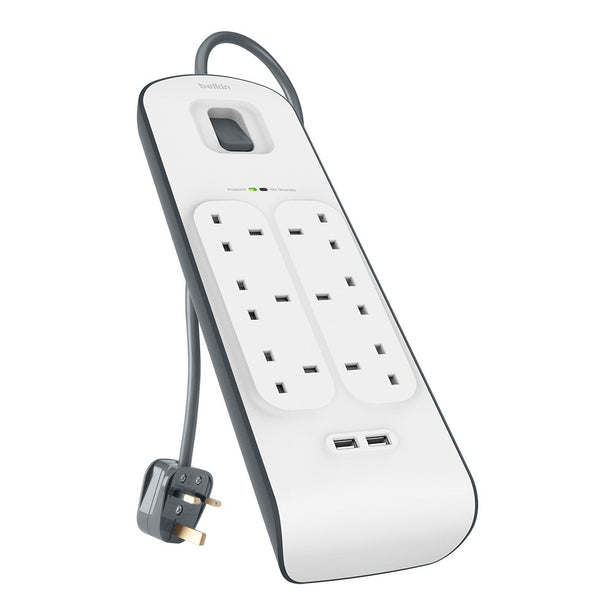 Belkin Outlet Surge Protection Strip With 2 USB Port