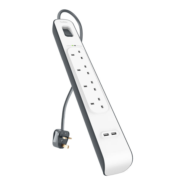 Belkin Outlet Surge Protection Strip With 2 USB Port