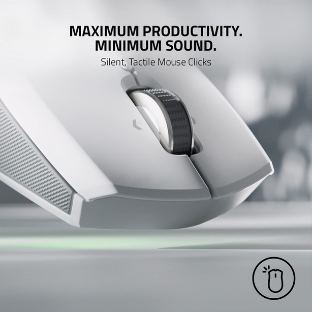 Razer Pro Click Mini - Compact Wireless Mouse for Productivity & Travel - White