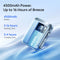 JISULIFE Neck Fan Life 5 4500mAh Battery Mini Portable Rechargeable 100 Gears Strong Wind Bladeless USB Fans with Strap for Outdoor