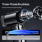 JISULIFE 9S Pro Handheld Turbo Fan | Chrome Mirror LED Display | Ultra Strong Wind | Pocket Size Portable Cooling Fan