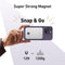 iWALK PowerGrip 5000mAh Slim Magnetic Wireless Power Bank for iPhone – Compact Charger (MXB008)White