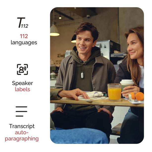 PLAUD NotePin Wearable AI Voice Recorder -Transcribe & Summarize with AI. Support 112 Languages(Full Accessories Bundle)