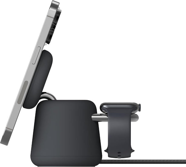 BELKIN MAGSAFE 15W CHR DOCK 2 in 1 CHARCOAL MASS