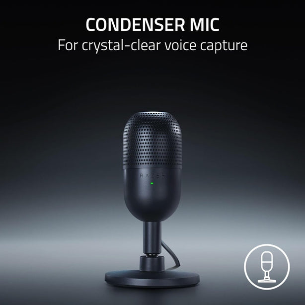 Razer Seiren V3 Mini - Ultra-Compact Usb Microphone - Quartz Edition - Frml Packaging