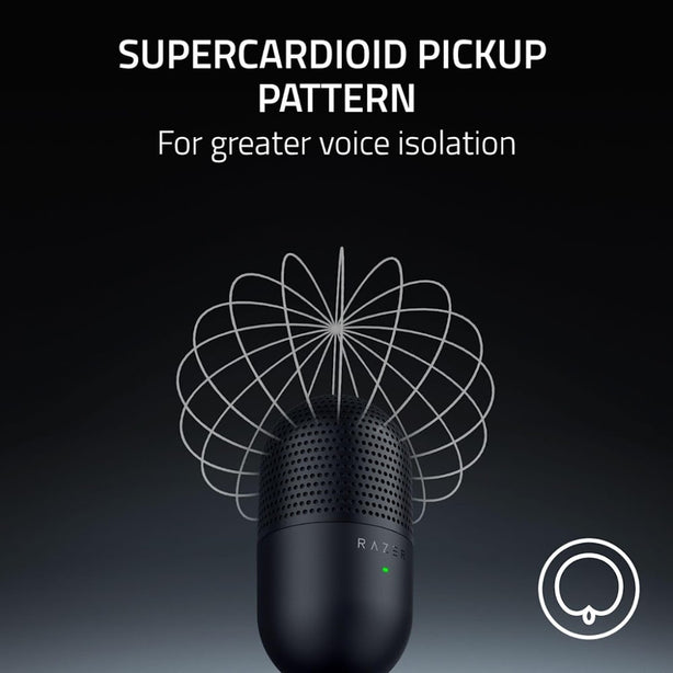 Razer Seiren V3 Mini - Ultra-Compact Usb Microphone - Quartz Edition - Frml Packaging