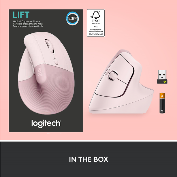 Logitech Lift Vertical Ergonomic Mouse