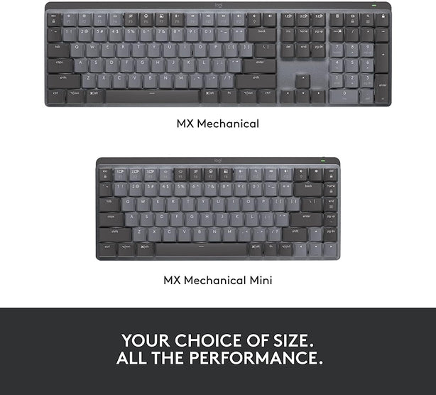 Logitech Mx Mechanical Mini Wireless Keyboard Graphite