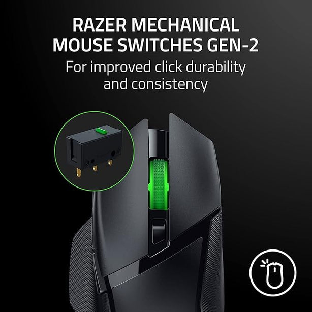 Razer Basilisk V3 X Hyperspeed - Wireless Ergonomic Gaming Mouse - Ap Packaging