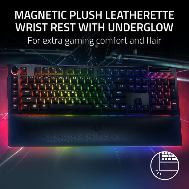 Razer Blackwidow V4 Pro - Mechanical Gaming Keyboard (Green Switch)