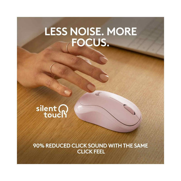 Logitech M240 Silent Bluetooth Mouse - Rose
