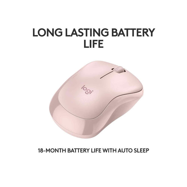 Logitech M240 Silent Bluetooth Mouse - Rose