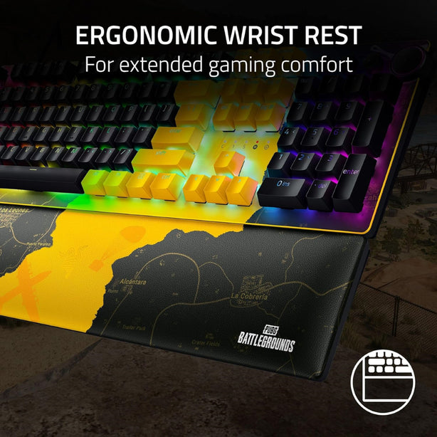 Razer Huntsman V2 - Optical Gaming Keyboard - Pubg: Battlegrounds Edition (Linear Optical Switch) - World Packaging