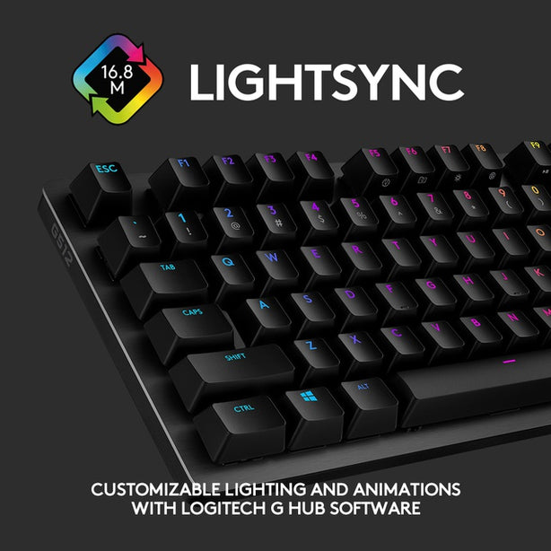 Logitech G512 Lightsync RGB Mechanical Gaming Keyboard GX-Switches