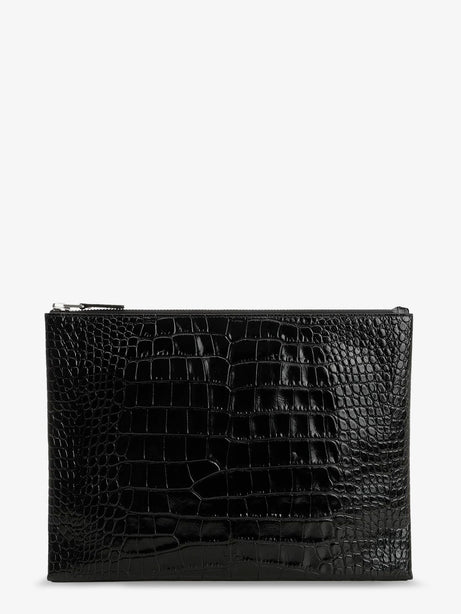 Tom Ford Leather clutch - Black