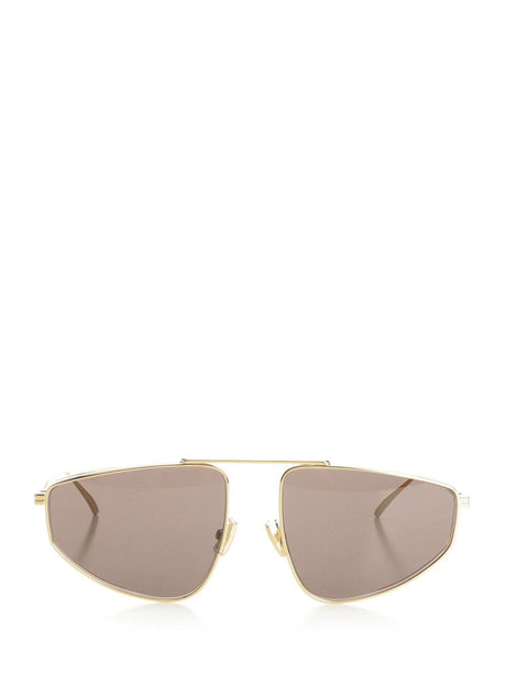 Bottega Veneta Classic Aviator Sunglasses - Gold