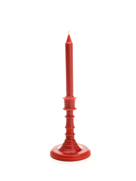 Loewe Home Scents Tomato Leaves Wax Candle Holder - Red