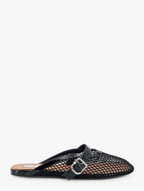 Alaia Flat mesh sandals - Noir