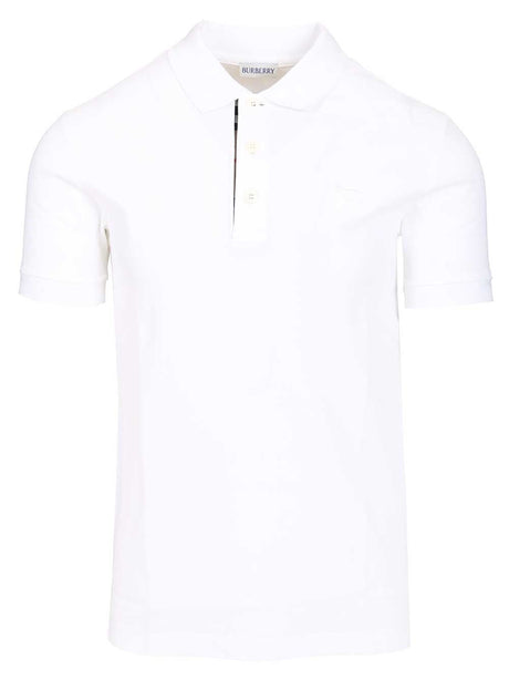 Burberry Cotton Polo Shirt - White