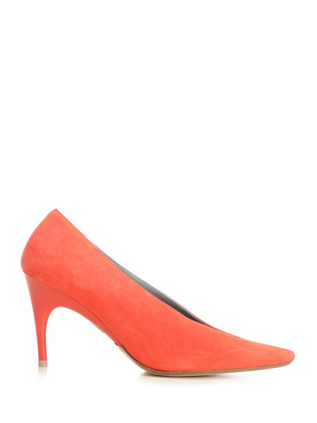 Balenciaga Duchesse Pumps - Red