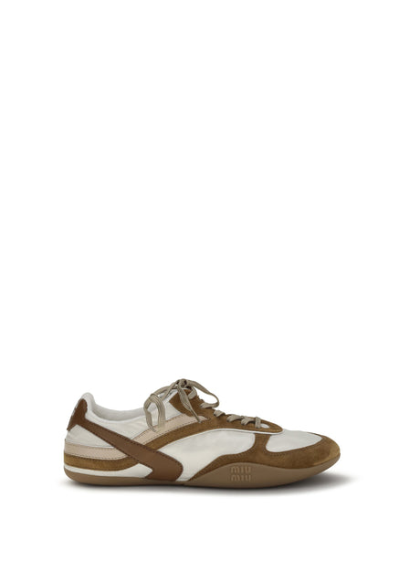 Miu Miu Gymnasium Sneakers - Talco+Cannella