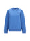 Miu Miu Crewneck Sweatshirt with embroidered logo and collar - Light Blue